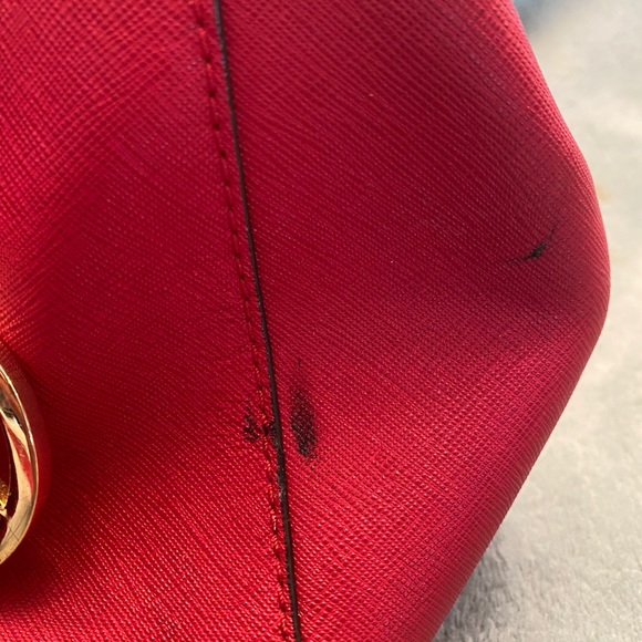 Michael Kors red purse with wallet - Picture 4 of 5